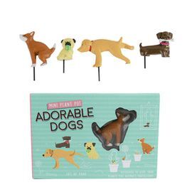 MARCADORES DE PLANTAS PERROS ADORABLES