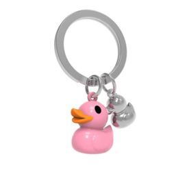 LLAVERO METALMORPHOSE ANIMALS - PATO ROSA