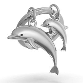 LLAVERO METALMORPHOSE ANIMALS - DELFIN