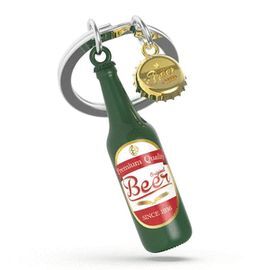 LLAVERO METALMORPHOSE FOODIE CERVEZA VERDE