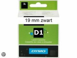 CINTA DYMO D1 19X7 MM NEGRO BLANCO 45803