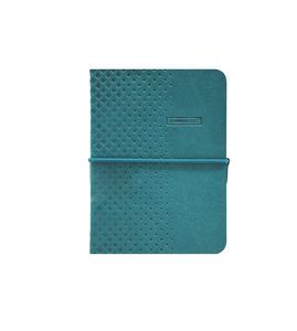 CUADERNO A6 CON ELASTICO ONE COLOR OCEAN