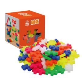 JUEGO CUBO BIG NEON MIX 100 PCS PLUS PLUS