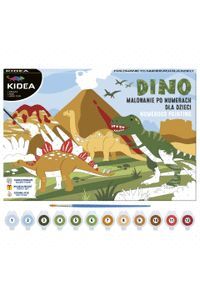 PINTAR POR NUMEROS - DINO - KIDEA