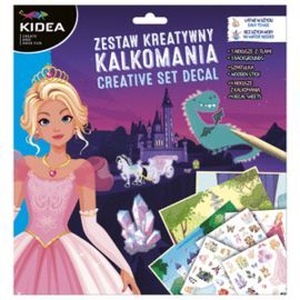 CALCOMANIA CREATIVA PRINCESAS KIDEA