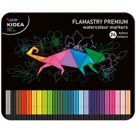 ROTULADORES EN CAJA METALICA DE KIDEA 24 COLORES