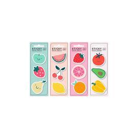 PACK NOTAS ADHESIVAS FRUITS 4 MODELOS