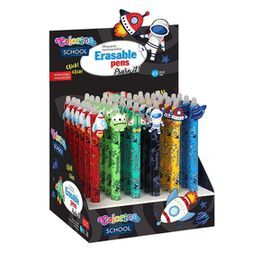 EXPOSITOR 36 BOLIGRAFOS TINTA BORRABLES COSMIC