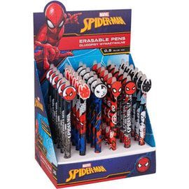 EXPOSITOR 36 BOLIGRAFOS BORRABLES SPIDERMAN