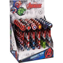 EXPOSITOR 36 BOLIGRAFOS BORRABLES AVENGERS