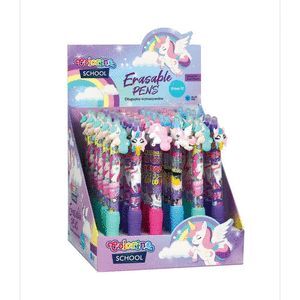 EXPOSITOR 36 BOLIGRAFO BORRABLE RAINBOW UNICORNS