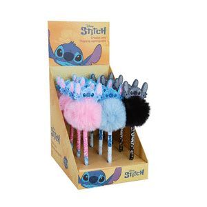 EXPOSITOR 12 BOLIGRAFO BORRABLE STITCH - POMPON FL
