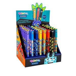 EXPOSITOR 48 BOLIGRAFO BORRABLE FUNNY MONSTER