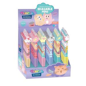 EXPOSITOR 36 BOLIGRAFO BORRABLE KAWAII KITTENS