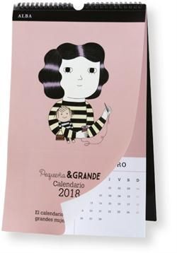 2018 CALENDARIO PEQUEÑAS GRANDES MUJERES