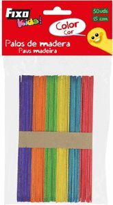 PALOS MADERA COLORES FIXO KIDS