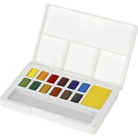 ACUARELA FABER CASTELL 12 COLORES + PALETA