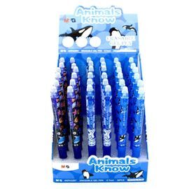 EXP 36 BOLIGRAFO BORRABLE ANIMALS KNOW POP 0.7MM A