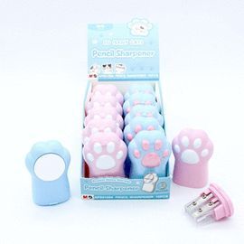 EXP 10 SACAPUNTAS DOBLE SO MANY CATS CON ESPEJO