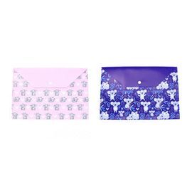 CARPETA PLASTICO CIERRE BOTON ANIMALS KNOW A4