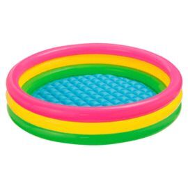 PISCINA HINCHABLE 3 AROS SUNSET 114X25CM 131 L