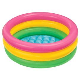 PISCINA 3 AROS BEBE SUNSET 86X25CM - 56L