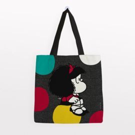 BOLSA ALGODON MAFALDA GRANDE-SOBRE PELOTA