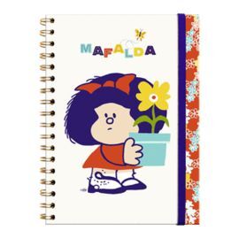 LIBRETA TAPA DURA XL ESPIRAL - MAFALDA