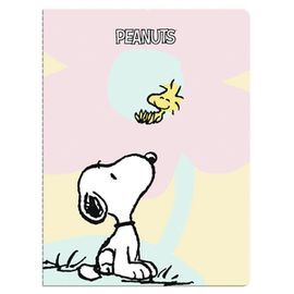 LIBRETA TAPA BLANDA MEDIANA SNOOPY PASTEL
