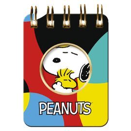 MINI BLOCK CON ESPIRAL SNOOPY COLORFULL