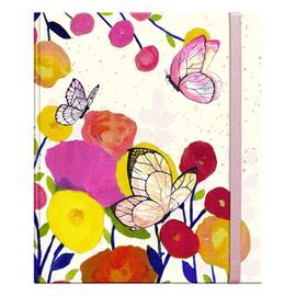 LIBRETA TABA DURA GRANDE BUTTERFLY