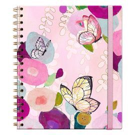 LIBRETA TABA DURA GRANDE BUTTERFLY ESPIRAL