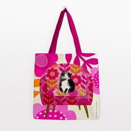 BOLSA ALGODON PLANET CAT GRANDE - 2 SILLON