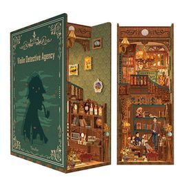 MAQUETA BOOK NOOK CON LUZ AGENCIA DE DETECTIVES VI