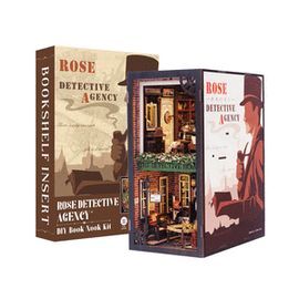 MAQUETA BOOK NOOK CON LUZ AGENCIA DE DETECTIVES RO