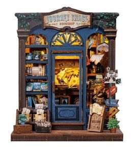 MAQUETA CON LUZ LIBRERIA JOURNEY TRACE