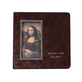 CUADERNO IMPRESIONANTE RELIEVE 3D DA VINCI MONA LI
