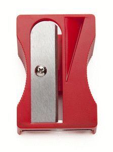 SACAPUNTAS ROJO PARA CORTAR VERDURAS