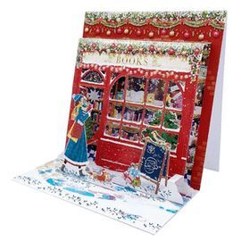 TARJETA FELICITACION GREETING 3D POPUP LIBRERIA NA