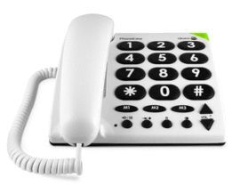 TELEFONO FIJO DORO PHONE EASY 311C WHITE / BLANCO