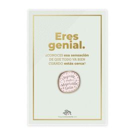 TARJETA STAMPING DORADO + PIN LLEGASTE PARA MEJORA
