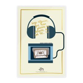 TARJETA STAMPING DORADO + PIN ERES LO MEJOR DE LOS