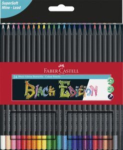 LAPIZ FABER CASTELL BLACK EDITION 24 COLORES SURTI