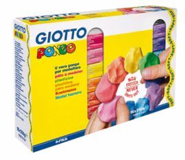 PLASTILINA MINERAL GIOTTO PONGO 250 GR ESTUCHE 16