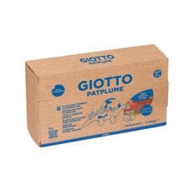 PLASTILINA GIOTTO PATPLUME 350GR SKIN TONES 6 UD.