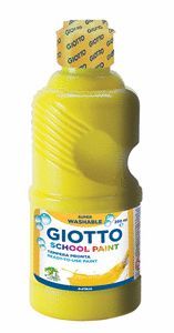 TEMPERA LIQUIDA 250ML GIOTTO LAVABLE AMARILLO