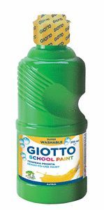 TEMPERA LIQUIDA 250ML GIOTTO LAVABLE VERDE