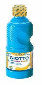 TEMPERA LIQUIDA 250ML GIOTTO LAVABLE AZUL CYAN