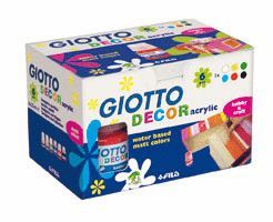 TEMPERA ACRILICA GIOTTO DECOR 25 ML ESTUCHE 6 UD