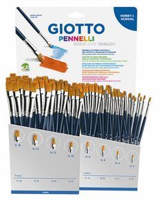 EXPOSITOR 96 PINCELES GIOTTO SERIE ART 600 TAKLON